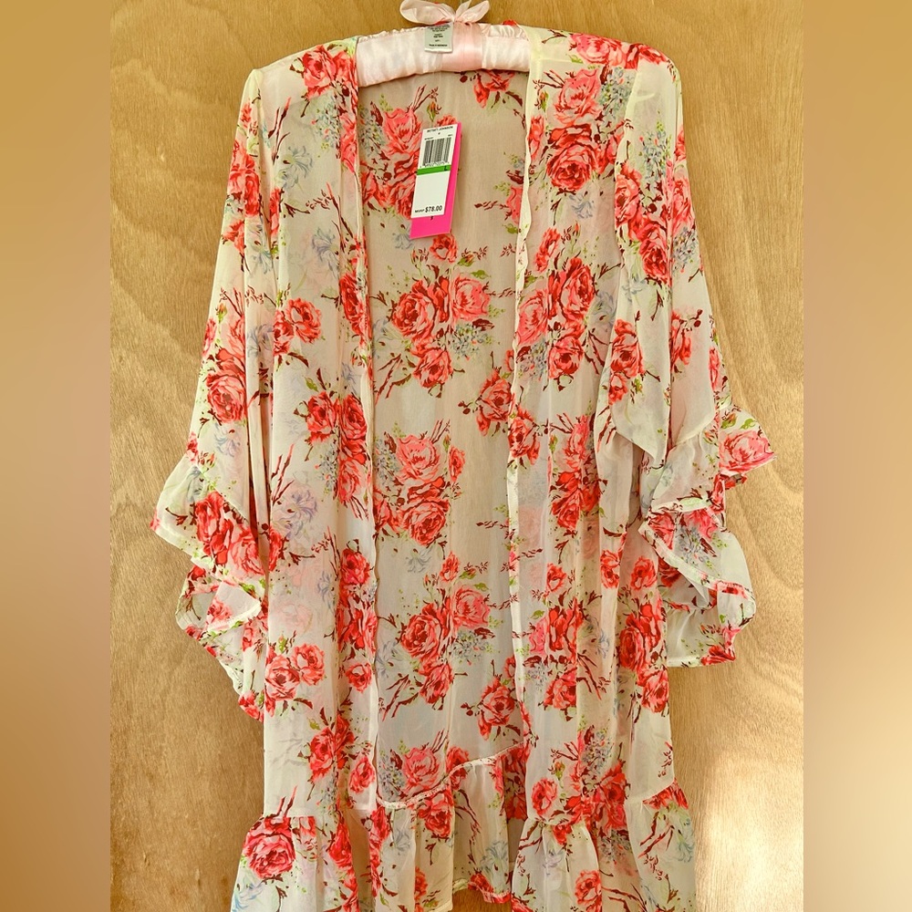 Betsey Johnson flower cover up